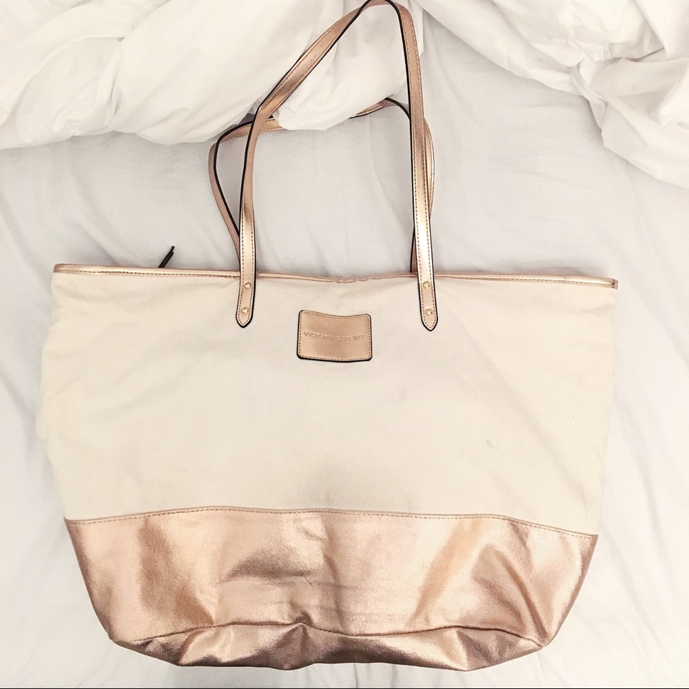 Victoria's Secret Rose Gold Bag